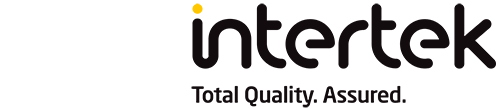 Intertek logo with the tagline Total Quality. Assured. on a light grey background, highlighting expertise in battery tech.